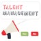 Word writing text Talent Management. Business concept for Acquiring hiring and retaining talented employees