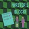 Word writing text Writer S Is Block. Business concept for condition of being unable to make a piece of written work Man