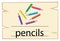 Wordcard design for word pencils