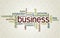 Wordcloud of business