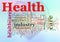 Wordcloud of Health