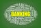 Wordcloud tags of banking