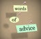 Words of Advice Bulletin Board Consulting Guidance Tips Suggestion