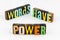 Words have power read write speak education