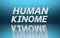 Words Human Kinome in bold white letters on blue background