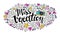 Words Miss Vacation. Vector inspirational quote with doodle ornament.