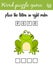 Words puzzle game with cartoon frog. Place the letters in right order. Learning vocabulary. Educational game for children