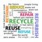 Words puzzle related to waste management	.