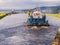 Work Boat on Calendonian Canal, Scotland