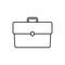 Work briefcase icon, baggagge vector illustration