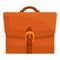 Work briefcase icon, cartoon style
