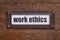 Work ethics file label