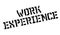 Work Experience rubber stamp