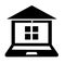 Work from home icon vector. remote work online vector icon