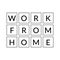 Work From Home Text Design