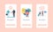 Work Migration Mobile App Page Onboard Screen Template. Tiny Businesspeople Characters Leaving Motherland Research Job