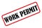 Work permit stamp