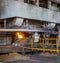 work process in metallurgical at manufacture steel plant