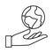 Work responsibility icon, illustration