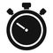 Work stopwatch icon simple vector. Flexible time