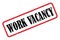 Work vacancy stamp