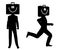 Workaholic Businessman Silhouettes