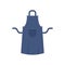 Worker apron icon, flat style