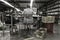 Worker at handmade shoemaking warehouse