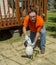 Worker Mixing Weed Killer For A Spray Job