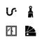 Worker toolbox. Simple Related Vector Icons