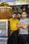 Workers in Fruit Juice Shop in Shiraz city