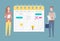 Workers with Papers, Notebook List, Work Vector