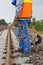 Workers preparing equipment for maintenance of the railway-Edit.tif
