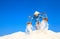 Workers transporting salt from the fields