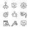Workflow Efficiency Icon Set - has Operations, Processes, Automation, etc