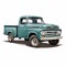 Workhorse pickup truck on white background