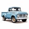 Workhorse pickup truck on white background