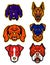 Working Dogs Mascot Collection Set