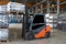 Working Forklift in warehouse