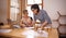 Working hard to have their dreams realised. A cropped shot of two women working in a home office.