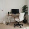 Working at home concept working at home Modern home living room interior design boss lady boss Aesthetic minimalist workspace