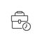 Working hours line icon