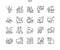 Working Late Well-crafted Pixel Perfect Vector Thin Line Icons 30 2x Grid for Web Graphics and Apps.