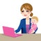 Working Mother With Baby