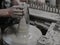 Working Thai potter