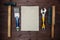Working tools laid out on a wooden background. Concept of construction, wooden background, space for text. Top view