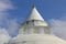 Workmen Painting Buddhist Stupa, Sri Lanka