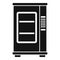 Workplace vending machine icon simple vector. Cooler food