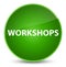 Workshops elegant green round button