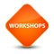 Workshops elegant orange diamond button